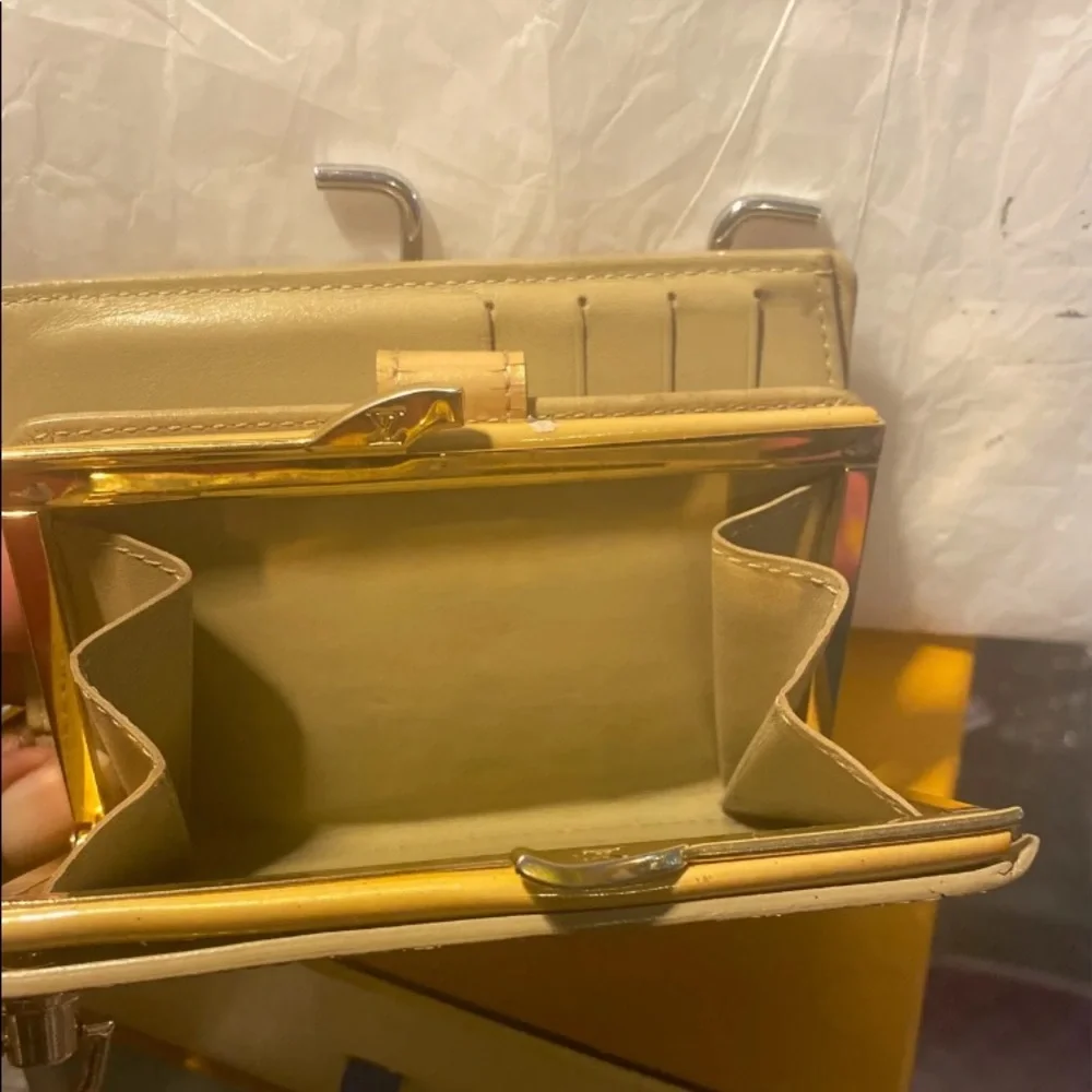 Louis Vuitton Brown Vernis Patent Leather Chain Crossbody